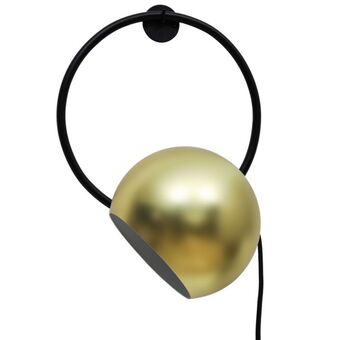 Castorama Kinkiet goodhome toroba 1-punktowy e27 czarny / złoty oferta