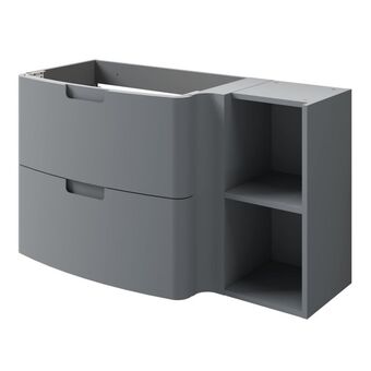 Castorama Szafka pod umywalkę goodhome himalia prawa 105 cm szara oferta