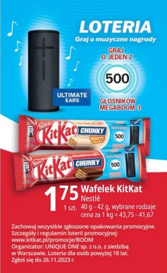 E.Leclerc Wafelek Kitkat oferta