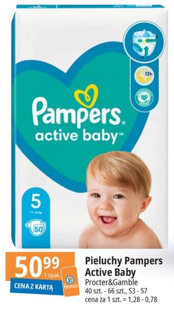 E.Leclerc Pieluchy Pampers Active Baby oferta