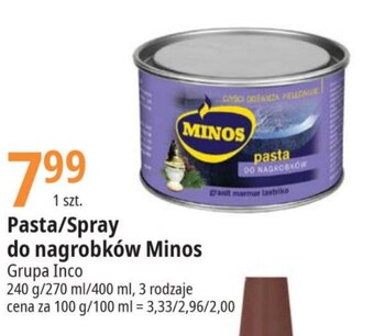 E.Leclerc Pasta/Spray do nagrobków Minos oferta