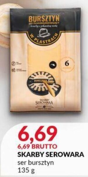 Eurocash SKARBY SEROWARA ser bursztyn 135 g oferta
