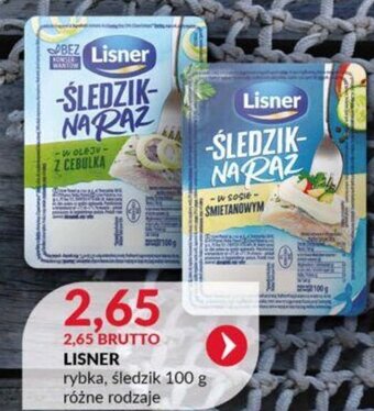 Eurocash LISNER rybka śledzik 100 g oferta