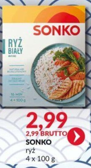 Eurocash SONKO ryż 4 x 100 g oferta