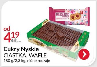 Eurocash Cukry Nyskie CIASTKA, WAFLE 180 g/2,3 180 g/2,3 kg, różne rodzaje oferta