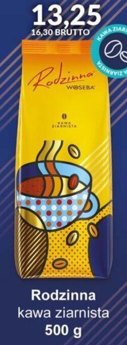 Eurocash Rodzinna kawa ziarnista 500g oferta