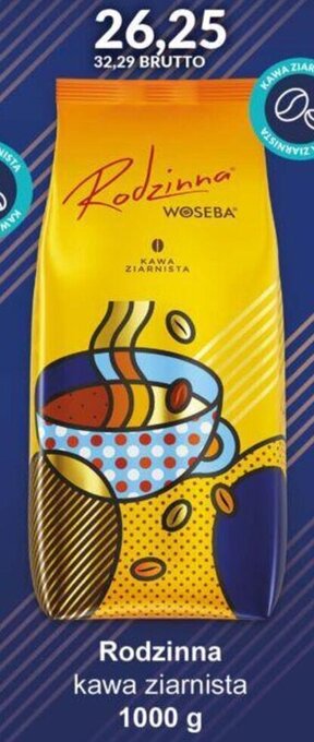 Eurocash Rodzinna kawa ziarnista 1000 g oferta