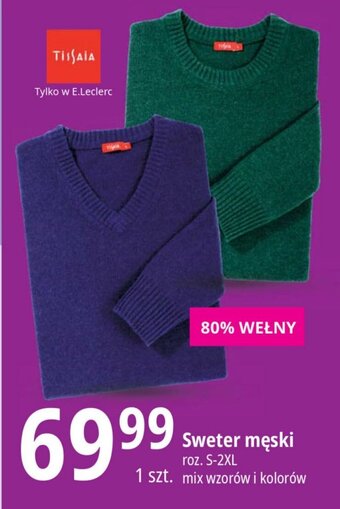 E.Leclerc Sweter męski oferta