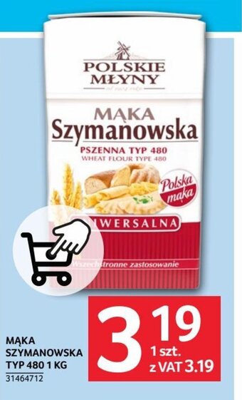 Selgros MĄKA SZYMANOWSKA TYP 480 1 KG oferta