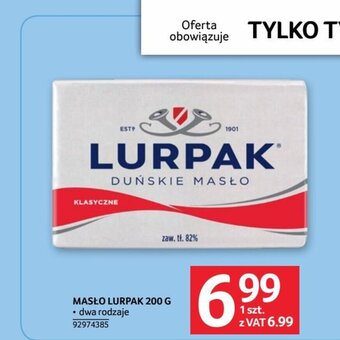 Selgros MASŁO LURPAK 200 G oferta