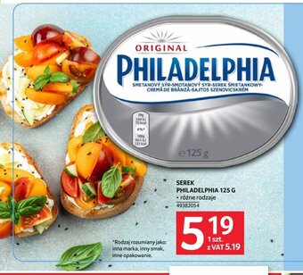 Selgros SEREK PHILADELPHIA 125 G oferta