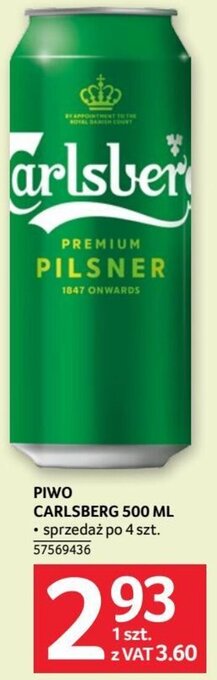 Selgros PIWO CARLSBERG 500 ML oferta