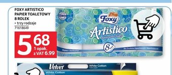 Selgros FOXY ARTISTICO PAPIER TOALETOWY 8 ROLEK oferta