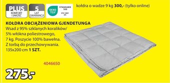 KOŁDRA OBCIĄŻENIOWA GJENDETUNGA 135x200 cm