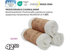 JYSK PRZEŚCIERADŁO Z GUMKĄ JANNE oferta