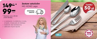 Biedronka Zestaw sztućców MG HOME Lago oferta