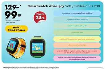 Biedronka Smartwatch dziecięcy sd-200 zielony oferta