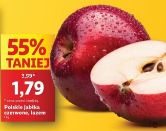 Lidl Polskie jabłka czerwone, luzem 1 kg oferta
