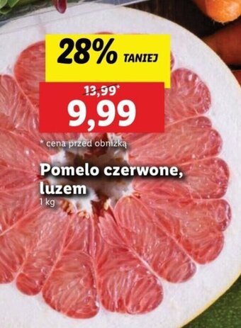 Lidl Pomelo czerwone, luzem 1 kg oferta