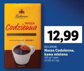 Lidl BELLAROM Nasza Codzienna, kawa mielona 500 g oferta