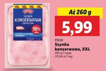 Lidl PIKOK Szynka konserwowa, XXL 260 g oferta