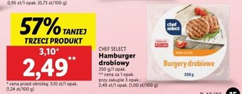 Lidl CHEF SELECT Hamburger drobiowy 250 g oferta