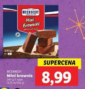 Lidl MCENNEDY Mini brownie 240 g oferta