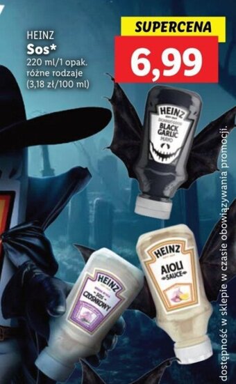 Lidl HEINZ Sos 220 ml oferta