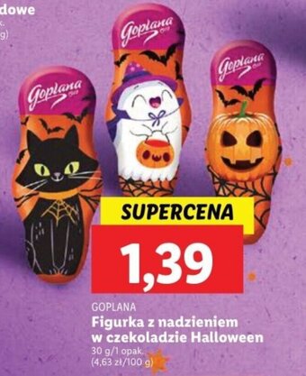 Lidl GOPLANA Figurka z nadzieniem w czekoladzie Halloween 30 g oferta