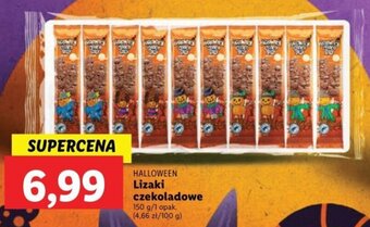 Lidl HALLOWEEN Lizaki czekoladowe 150 g oferta