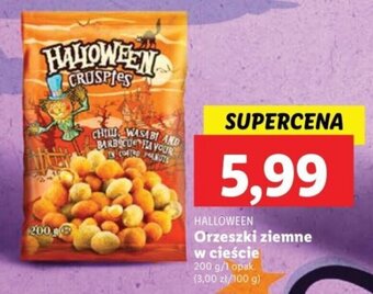 Lidl HALLOWEEN Orzeszki ziemne w cieście 200 g oferta
