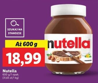 Lidl Nutella 600 g oferta