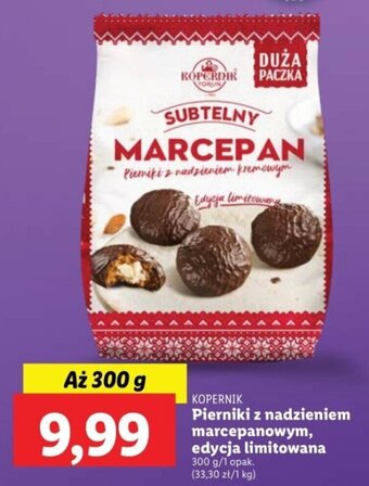 Lidl KOPERNIK Pierniki z nadzieniem marcepanowym, edycja limitowana 300 g oferta