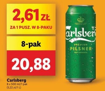 Lidl Carlsberg 8 x 500 ml oferta