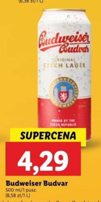 Lidl Budweiser Budvar 500 ml oferta