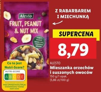 Lidl ALESTO Mieszanka orzechów i suszonych owoców 150 g oferta