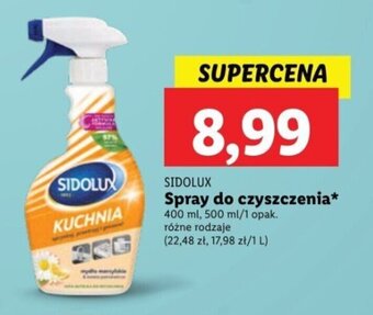 Lidl SIDOLUX Spray do czyszczenia 400 ml, 500 ml oferta