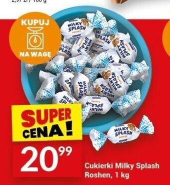 Twój Market Cukierki Milky Splash Roshen, 1 kg oferta