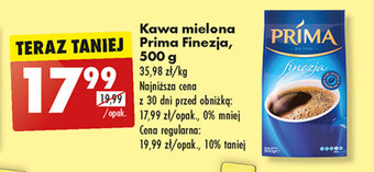 Biedronka Kawa mielona Prima Finezja, 500 g oferta