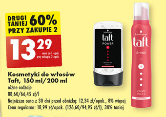 Biedronka Kosmetyki do włosów Taft, 150 ml/200 ml oferta