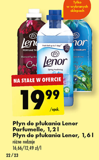 Biedronka Płyn do płukania Lenor, 1,6 l oferta