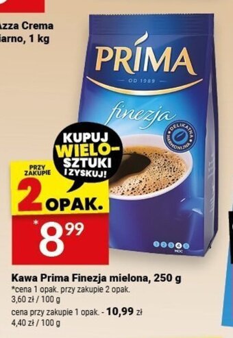 Twój Market Kawa Prima Finezja mielona, 250 g oferta