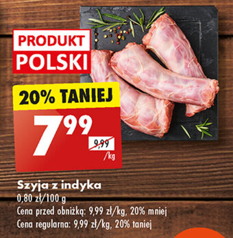 Biedronka Szyja z indyka 1 kg oferta