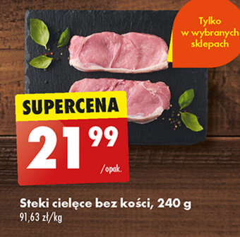 Biedronka Steki cielęce bez kości, 240 g oferta
