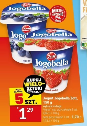 Twój Market Jogurt Jogobella Zott, 150 g oferta