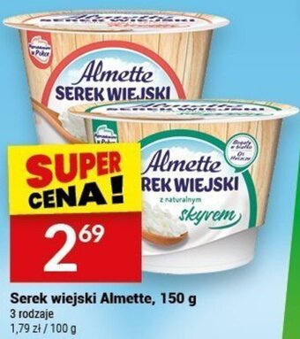 Twój Market Serek wiejski Almette, 150 g oferta