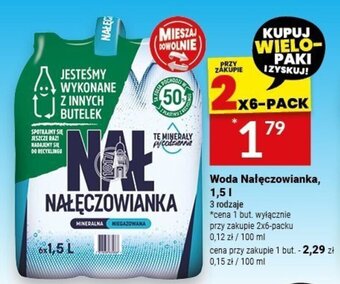 Twój Market Woda Nałęczowianka, 1,5l oferta
