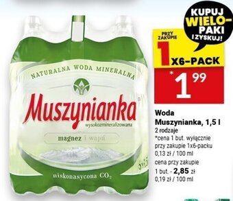 Twój Market Woda Muszynianka, 1,5l oferta