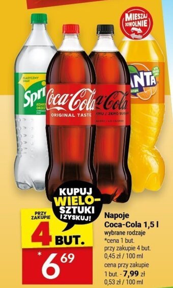Twój Market Napoje Coca-Cola 1,5 I oferta
