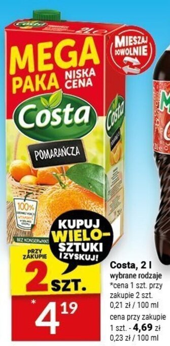 Twój Market Costa, 2l oferta